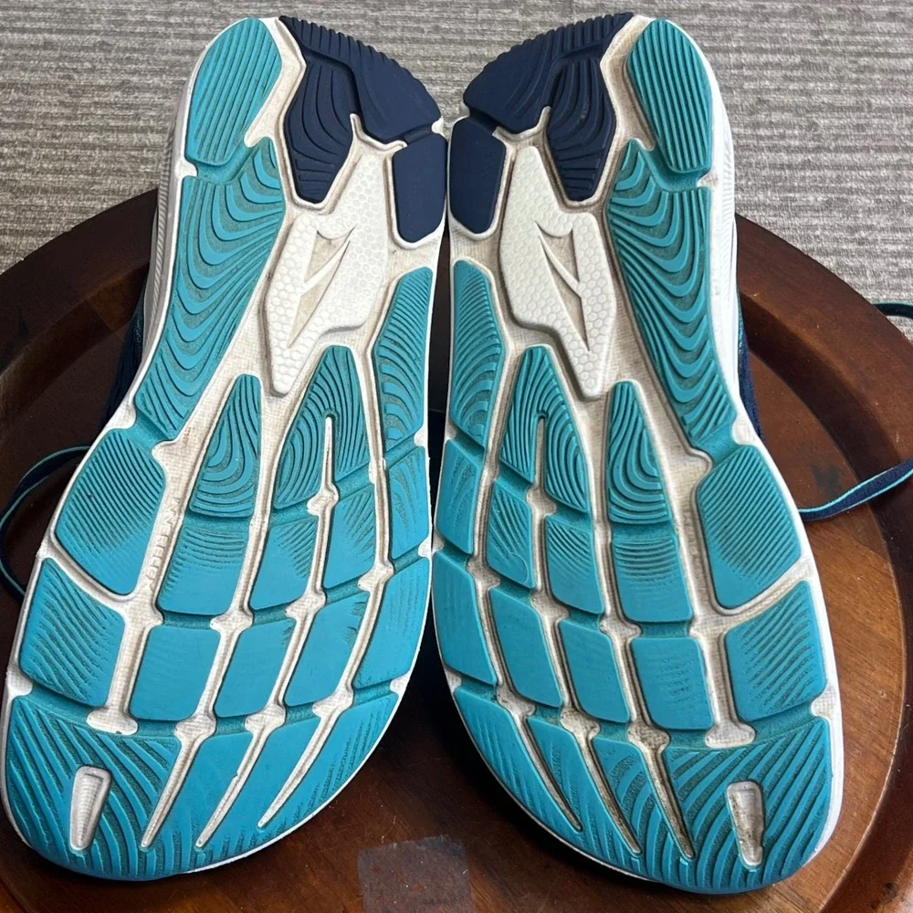 Altra Paradigm 6 Running Shoes Mens Navy Teal Ego Max Stability Sneakers Navy